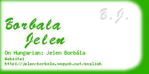 borbala jelen business card