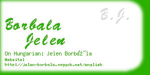 borbala jelen business card